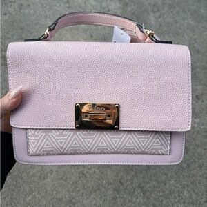 ALDO crossbody pink purse with coin bag